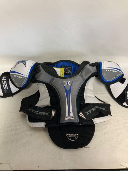 Vist Large View of Product Image Which is Used Itech 455TL Junior Shoulder Pads LG