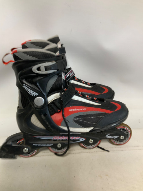 Vist Large View of Product Image Which is Used Rollerblade BLADE Senior Rec Fitness Skates Black Senior 12