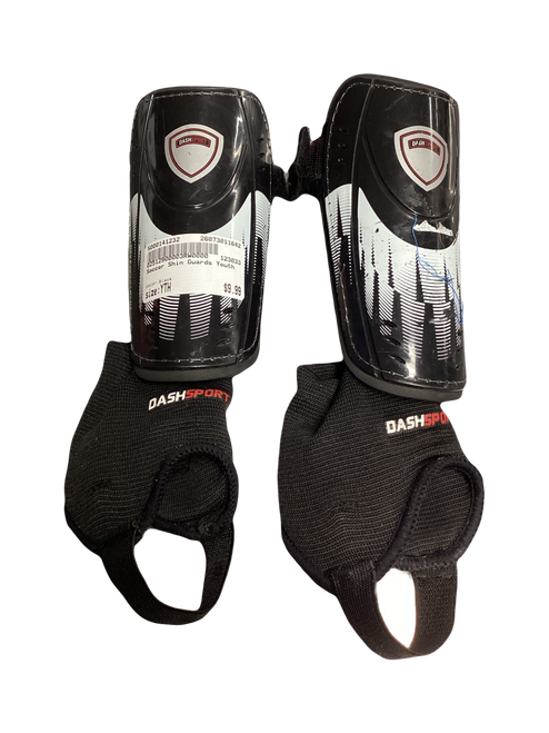 Vist Large View of Product Image Which is Used Soccer Shin Guards Youth Black Youth
