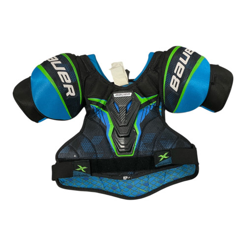Vist Large View of Product Image Which is Used Bauer X Junior Shoulder Pads SM