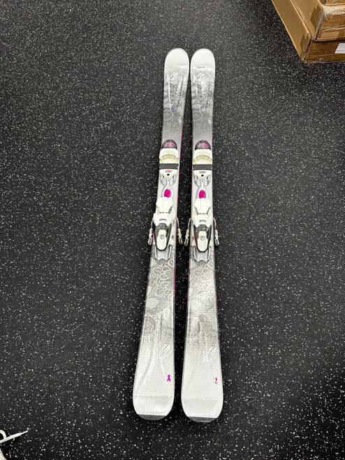 Vist Large View of Product Image Which is Used K2 LUVIT Womens DH Ski/Binding Grey 176 cm
