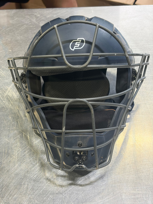 Vist Large View of Product Image Which is Used FORCE 3 Catchers Helmet w/Mask Navy Blue One Size