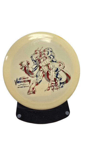 Vist Large View of Product Image Which is Used Discraft VENOM Disc Golf Driver White