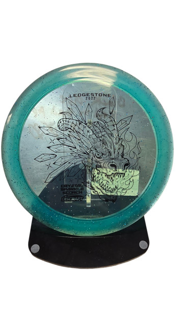 Vist Large View of Product Image Which is Used Discraft LEDGESTONE Disc Golf Driver Green