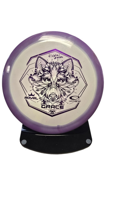Vist Large View of Product Image Which is Used Latitude 64 GRACE Disc Golf Driver Purple