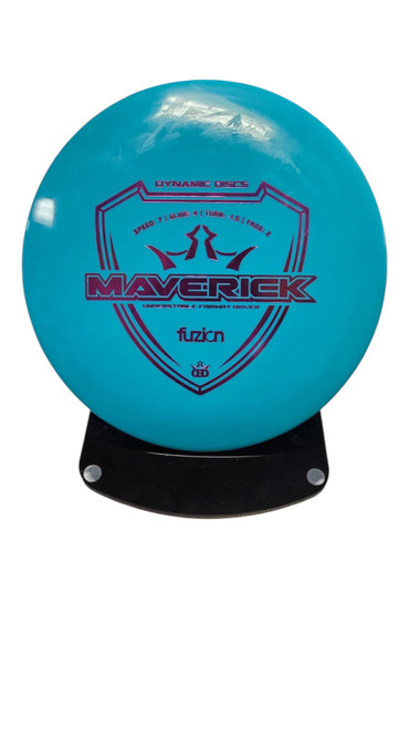 Vist Large View of Product Image Which is Used Dynamic Discs MAVERICK Disc Golf Driver Turquoise