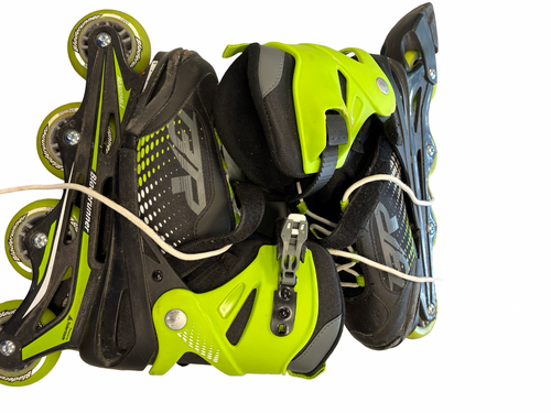 Vist Large View of Product Image Which is Used Rollerblade BLADERUNNER ADJ Senior Rec Fitness Skates Green Adjustable