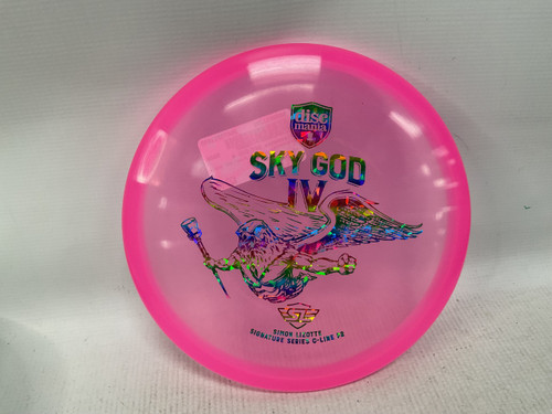 Vist Large View of Product Image Which is Used Discmania SKY GOD 4 Disc Golf Putter Pink