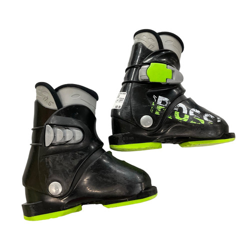Vist Large View of Product Image Which is Used Rossignol COMP J1 Boys DH Ski Boot Black 175 MP - Y11