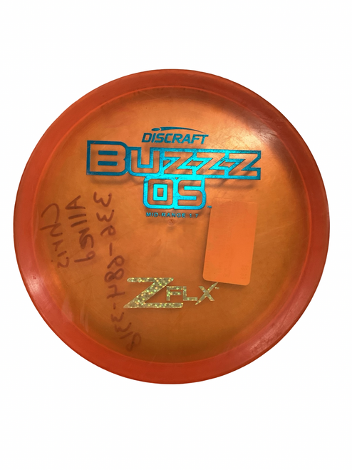 Vist Large View of Product Image Which is Used Discraft BUZZZ OS Disc Golf Mid Range Orange