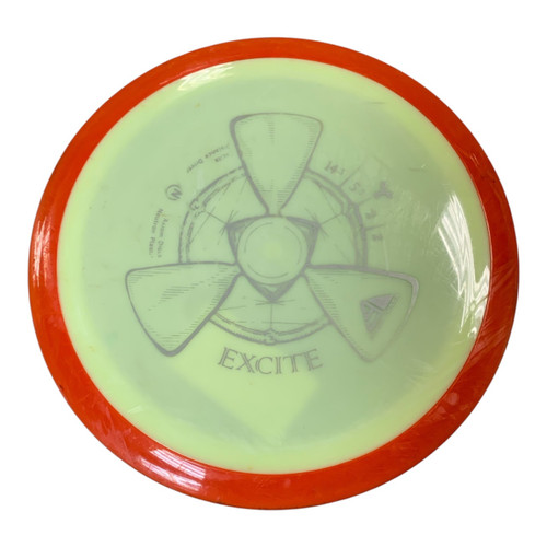 Vist Large View of Product Image Which is Used Axiom EXCITE Disc Golf Driver Yellow