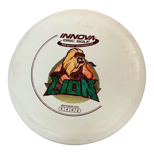 Vist Large View of Product Image Which is Used Innova LION Disc Golf Mid Range White