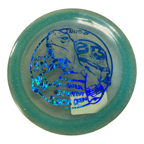 Vist Large View of Product Image Which is Used TORTOISE TAN 20 21 Disc Golf Putter Teal