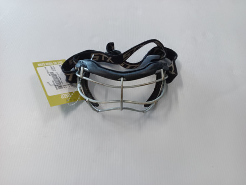 Vist Large View of Product Image Which is Used STX Lacrosse Facial Protect Black Senior