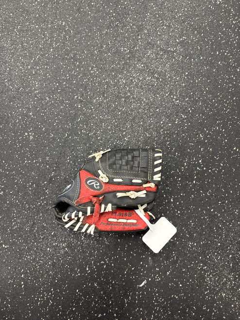 Vist Large View of Product Image Which is Used Rawlings PL91SB BB/SB Glove RH Throw Black 9"