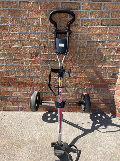 Vist Large View of Product Image Which is Used Bag Boy GT-500 Golf Cart Black 2 Wheel