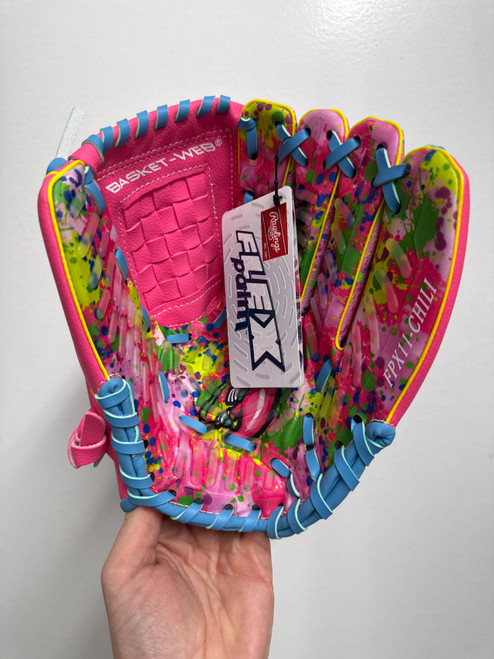 Vist Large View of Product Image Which is New RAWLINGS FLEX PALM GLOVE-11" Cosmic Chili Peppers