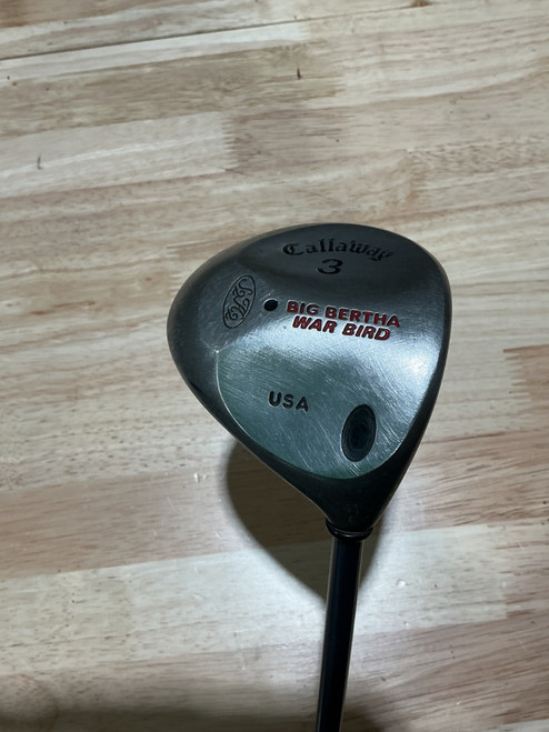 Vist Large View of Product Image Which is Used Callaway BIG BERTHA WARBIRD Mens Fairway Wood RH 3 Wood