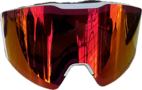 Vist Large View of Product Image Which is Used Oakley Snow Goggles Adult White