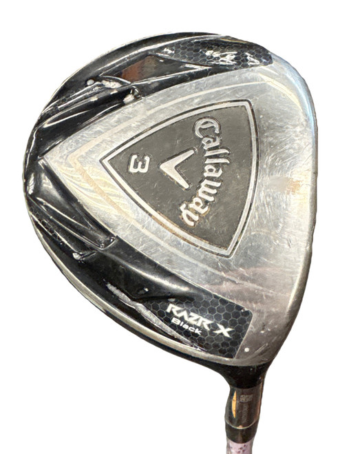 Vist Large View of Product Image Which is Used Callaway RAZR X BLACK Mens Fairway Wood RH 3 Wood