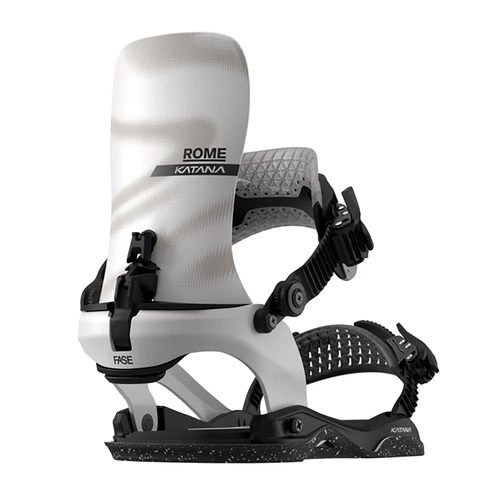 Vist Large View of Product Image Which is New Rome Katana AW FASE Men's Snowboard Bindings White- Size LG/XL