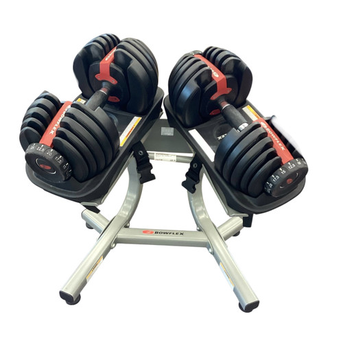 Vist Large View of Product Image Which is Used Bowflex Adj Dumbbells 5-50 LB