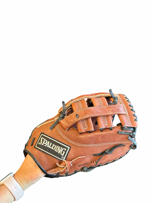 Vist Large View of Product Image Which is Used Spalding 42067 BB/SB First Base RH Throw Brown 12 1/2"