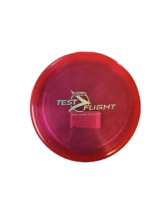 Vist Large View of Product Image Which is Used Discraft TEST FLIGHT ZONE/RINGER GT CONCEPT Disc Golf Putter Pink