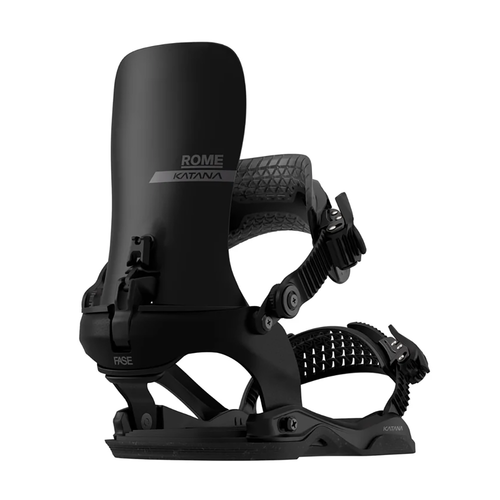 Vist Large View of Product Image Which is New Rome Katana AW FASE Men's Snowboard Bindings Black- Size MD/LG