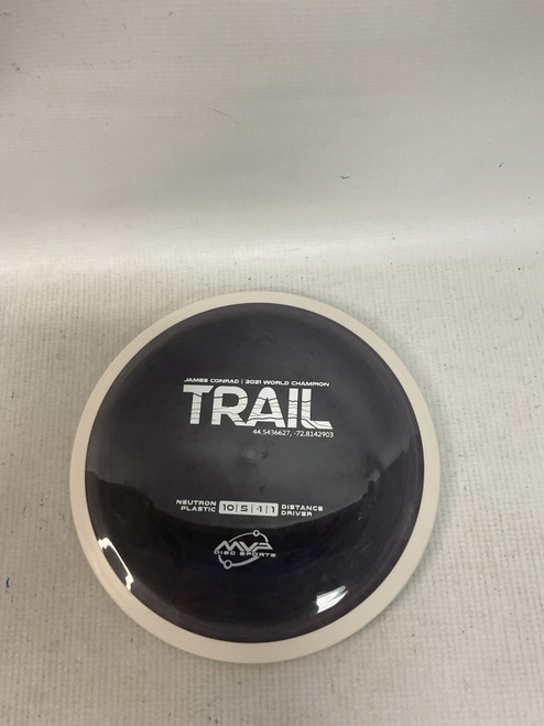 Vist Large View of Product Image Which is Used MVP TRAIL Disc Golf Driver Grey