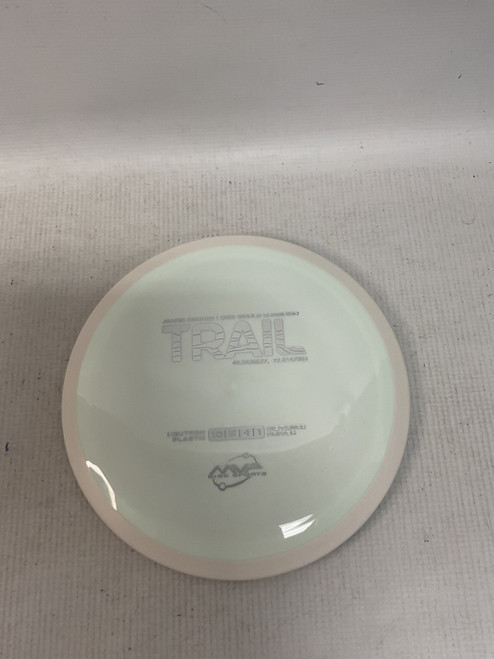 Vist Large View of Product Image Which is Used MVP TRAIL Disc Golf Driver White