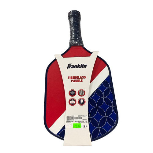 Vist Large View of Product Image Which is Used Franklin FIBERGLASS Pickleball Racquet Red