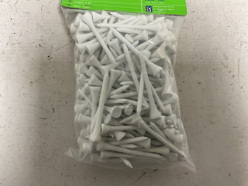 Vist Large View of Product Image Which is Used WHITE WOOD TEES 200PK