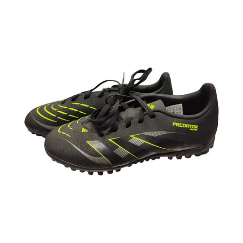 Vist Large View of Product Image Which is Used Adidas Soccer Turf Shoes Black Junior 03.5