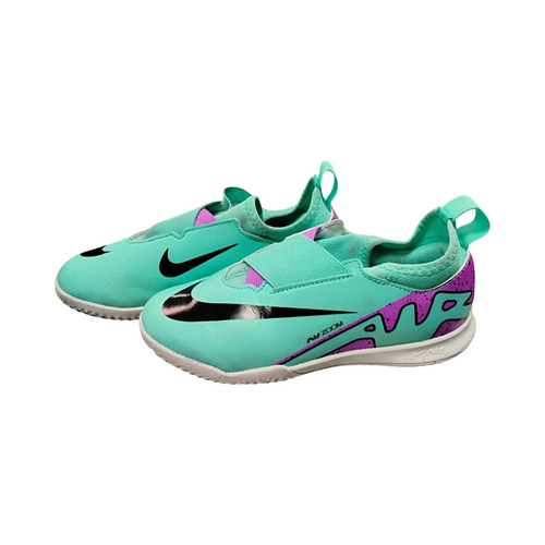 Vist Large View of Product Image Which is Used Nike Soccer Turf Shoes Teal Junior 01.5