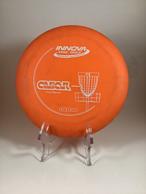 Vist Large View of Product Image Which is Used Innova DX AVIAR Disc Golf Mid Range Orange 169g