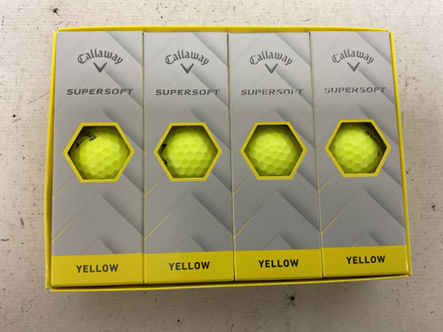 Vist Large View of Product Image Which is Used Callaway SUPERSOFT 12PK 12 Pack - Golf Balls Yellow