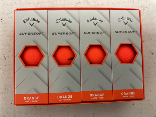 Vist Large View of Product Image Which is Used Callaway SUPERSOFT 12PK 12 Pack - Golf Balls Orange