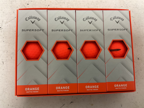 Vist Large View of Product Image Which is Used Callaway SUPERSOFT 12PK 12 Pack - Golf Balls Orange