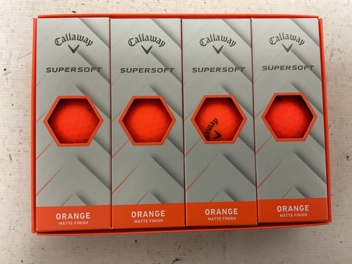Vist Large View of Product Image Which is Used Callaway SUPERSOFT 12PK 12 Pack - Golf Balls Orange