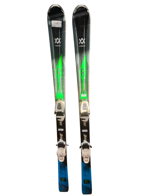 Vist Large View of Product Image Which is Used Volkl RTM JR 140 Boys DH Ski/Binding Almond 140 cm