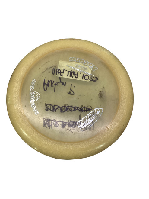 Vist Large View of Product Image Which is Used Innova BLIZZARD KATANA Disc Golf Driver Gold