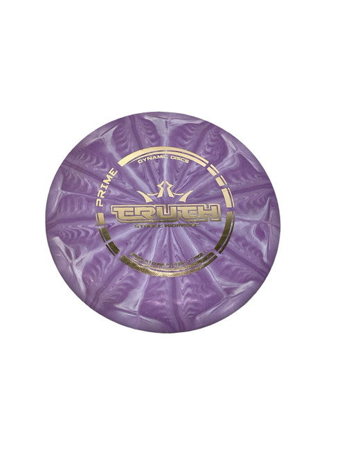 Vist Large View of Product Image Which is Used Dynamic Discs PRIME BURST TRUTH Disc Golf Mid Range Purple