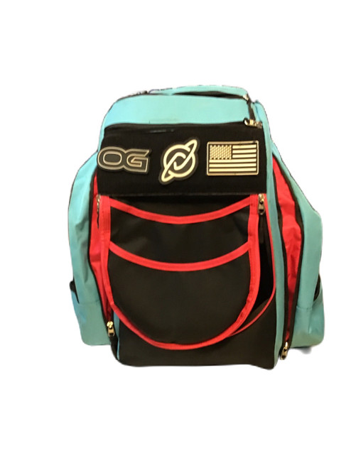 Vist Large View of Product Image Which is Used Disc Golf Backpack Sky Blue