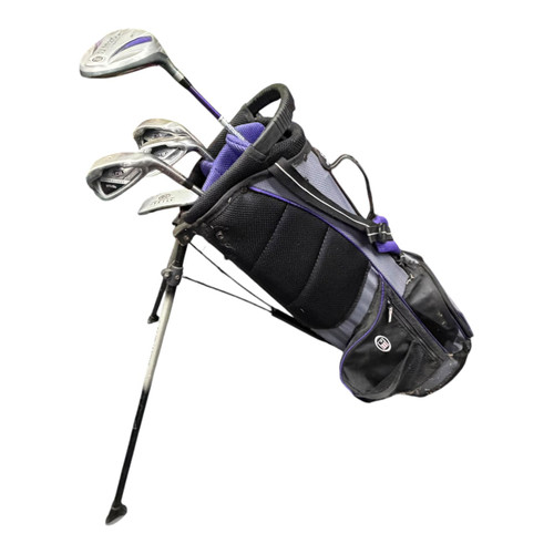 Vist Large View of Product Image Which is Used US Kids ULTRALIGHT UL-54 Jr Package Set RH Black And Purple 6 Piece
