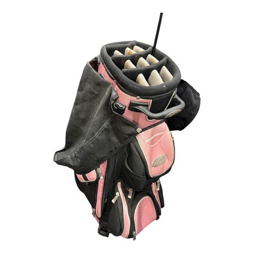 Vist Large View of Product Image Which is Used GREAT DIVIDER Womens Cart Bag Black And Pink