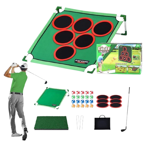 Vist Large View of Product Image Which is Used GOLF GAME PLAY SET Golf Accessory