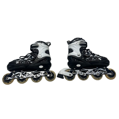 Vist Large View of Product Image Which is Used KUXUAN Junior Rec Fitness Skates Black Adjustable