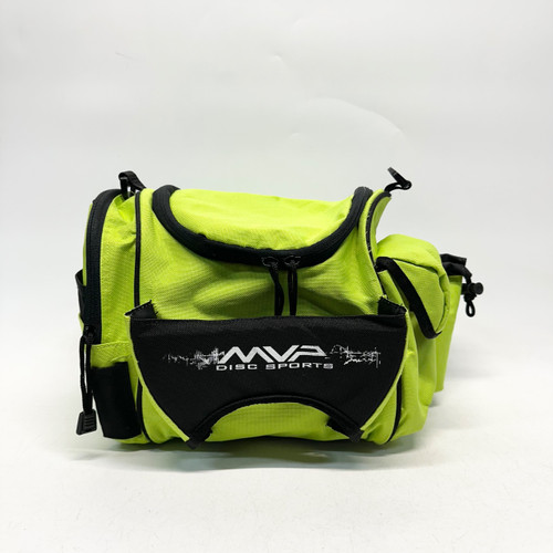 Vist Large View of Product Image Which is Used MVP Disc Golf Bag Neon Green