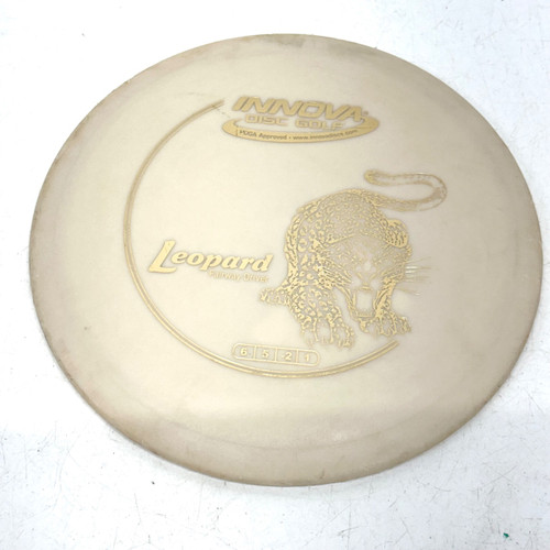 Vist Large View of Product Image Which is Used Innova LEOPARD Disc Golf Driver Tan 168g
